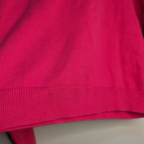 J Crew Womens Cropped Drop Shoulder Sweater Pink Size Medium Thick Knit - Picture 6 of 7